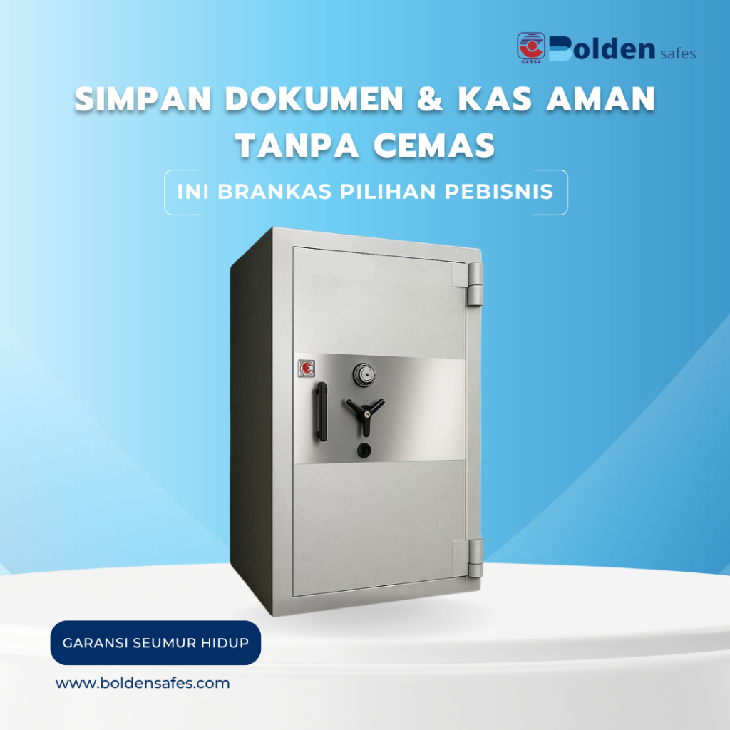 Simpan Dokumen & Kas Aman Tanpa Cemas, Ini Brankas Pilihan Pebisnis