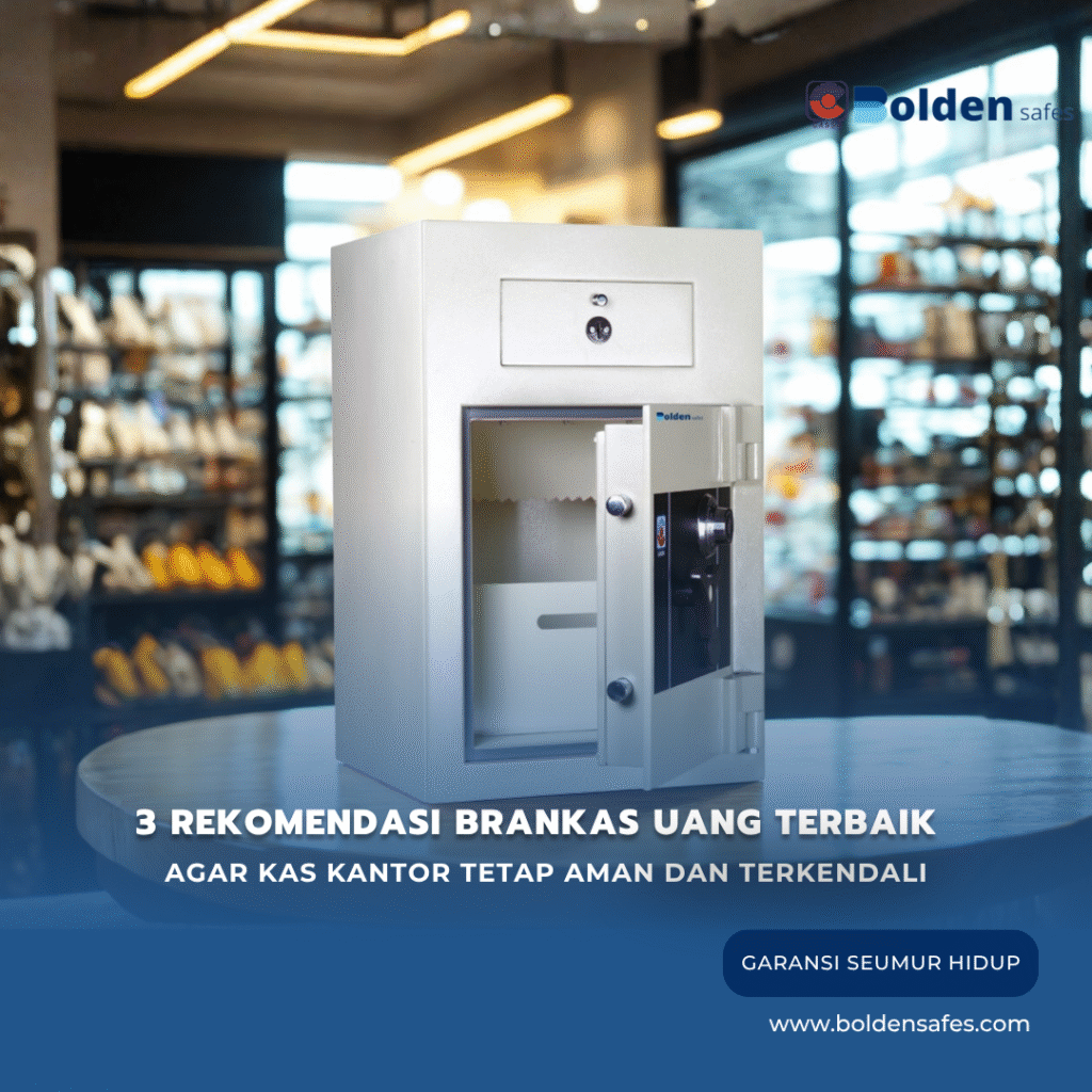 3 Rekomendasi Brankas Uang Terbaik agar Kas Kantor Tetap Aman dan Terkendali